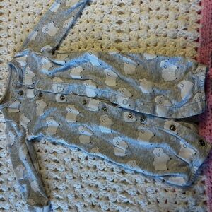 Carter's Light Gray Baby Onesie